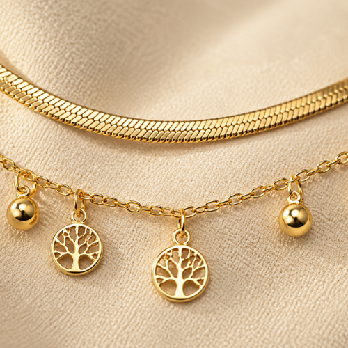 Tree of Life Double Necklace