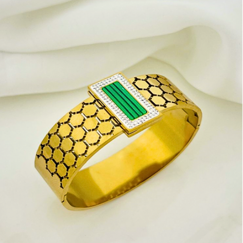 Green Onyx Handcuff