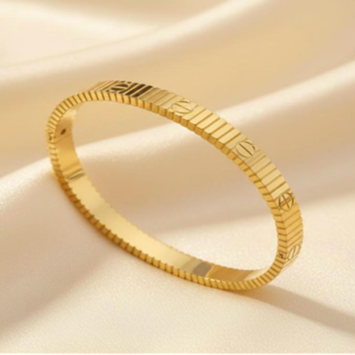Cartier Gold Plain Handcuff