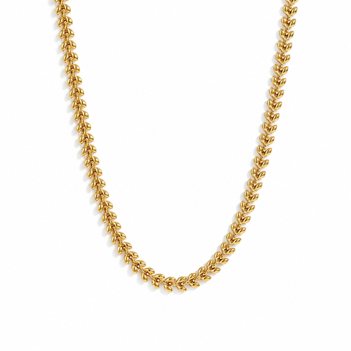 Gold Leaves Necklace
