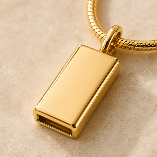 Gold Bar Locket