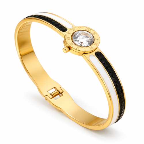 Roman Zircon Dial Handcuff