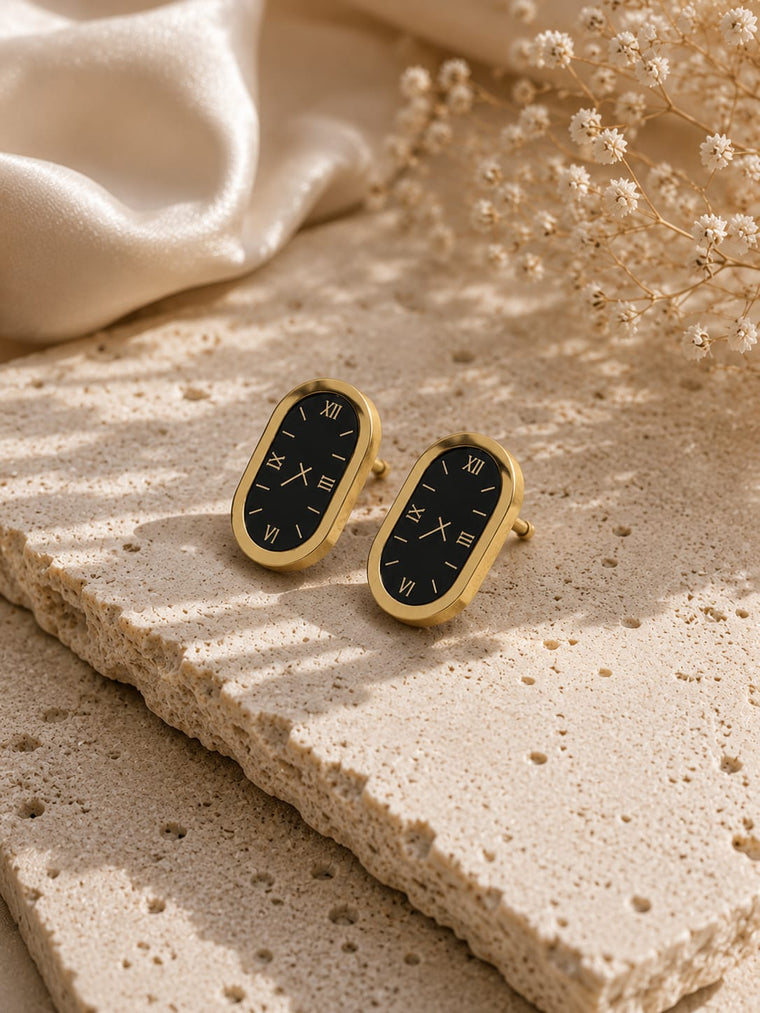 Roman Time Studs