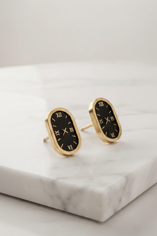 Roman Time Studs